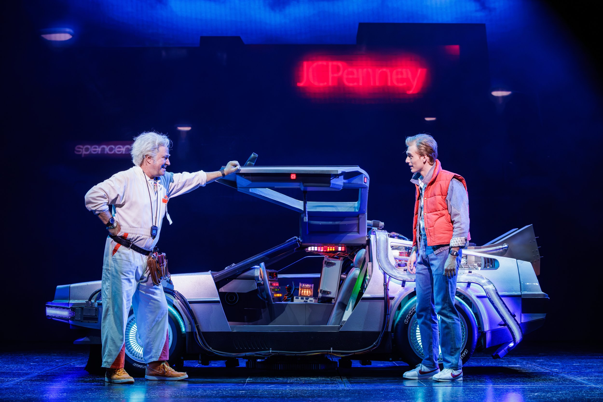 Official Australian Back to the Future musical production photo by Daniel Boud; not a George McFly Day signing photo