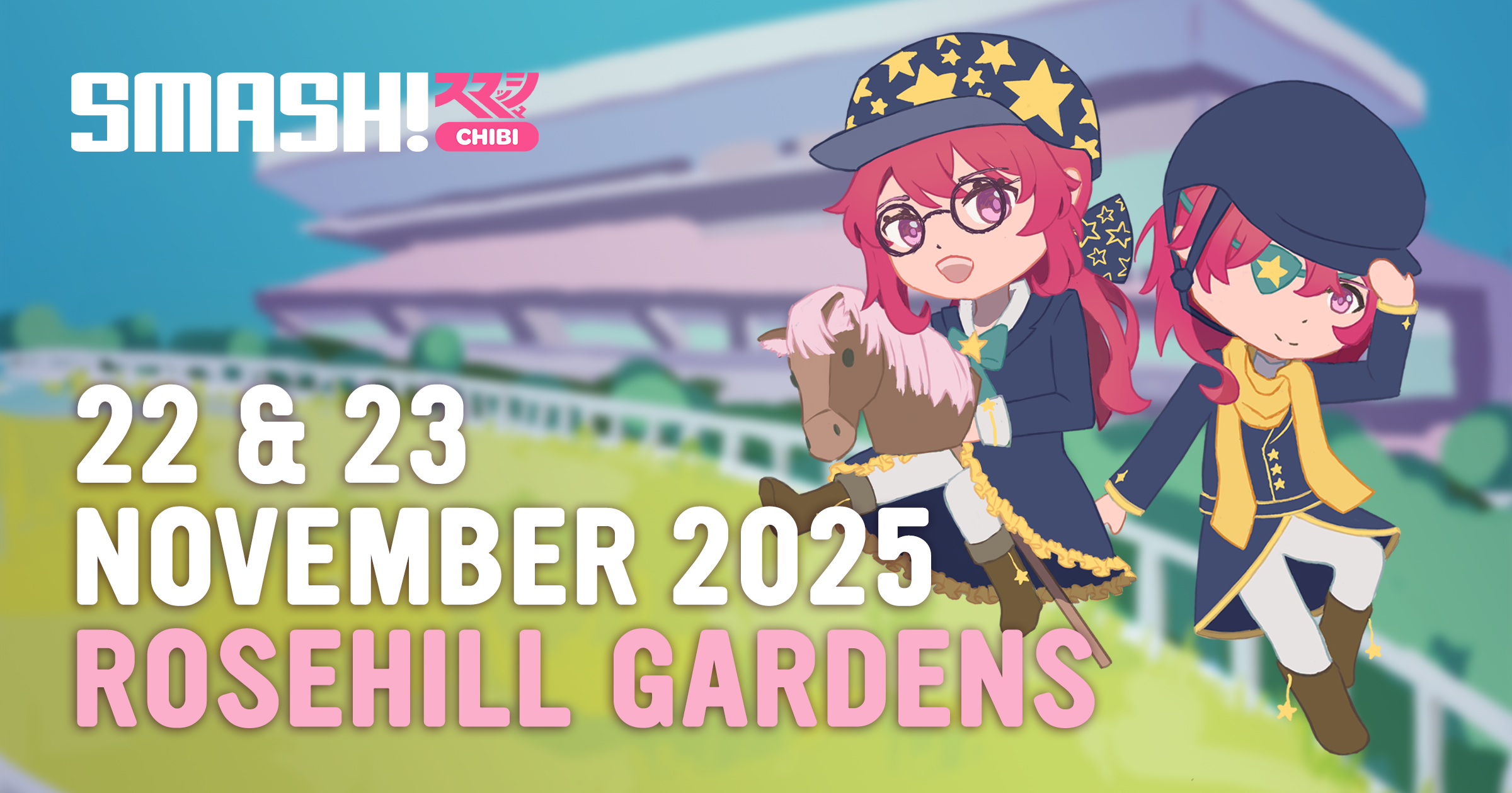 Official SMASH! Chibi 2025 poster, 22–23 November at Rosehill Gardens