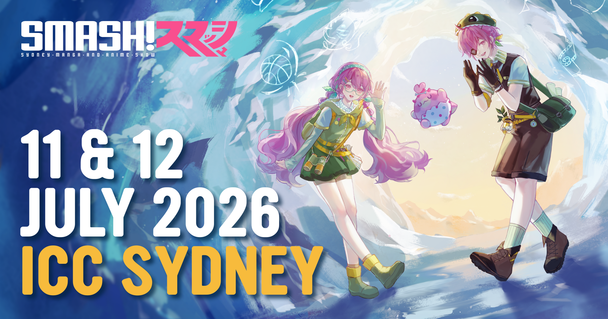 Official SMASH! Sydney 2026 poster, 11–12 July at ICC Sydney