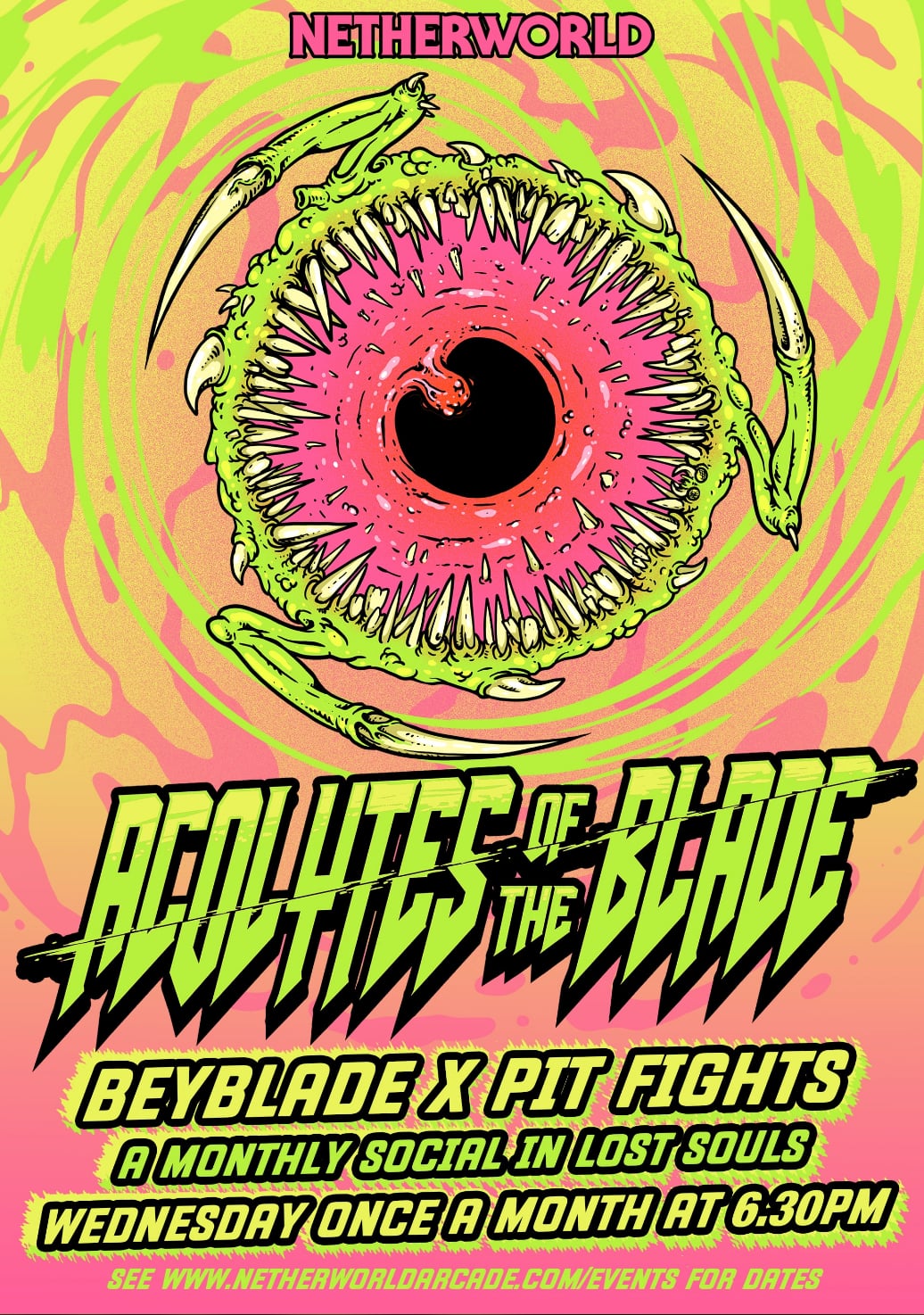Official artwork for Acolytes of the Blade — Beyblade X Pit Fights