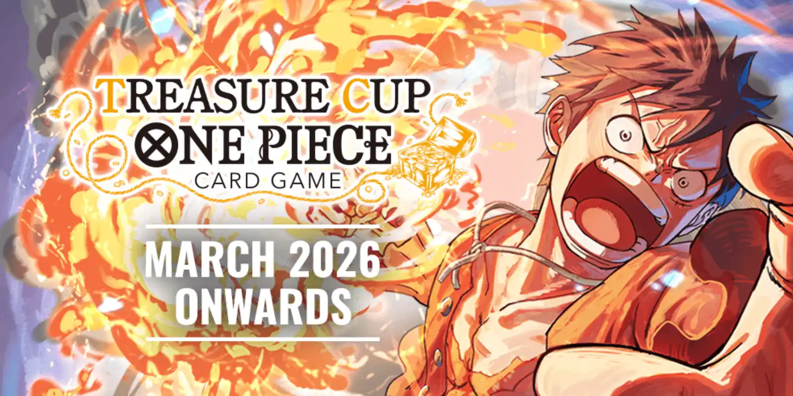 Official organiser artwork for One Piece Card Game Brisbane Treasure Cup — September 2026