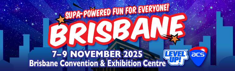 Official dated Supanova Brisbane 2025 banner