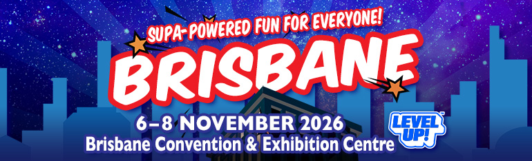 Official dated Supanova Brisbane 2026 banner