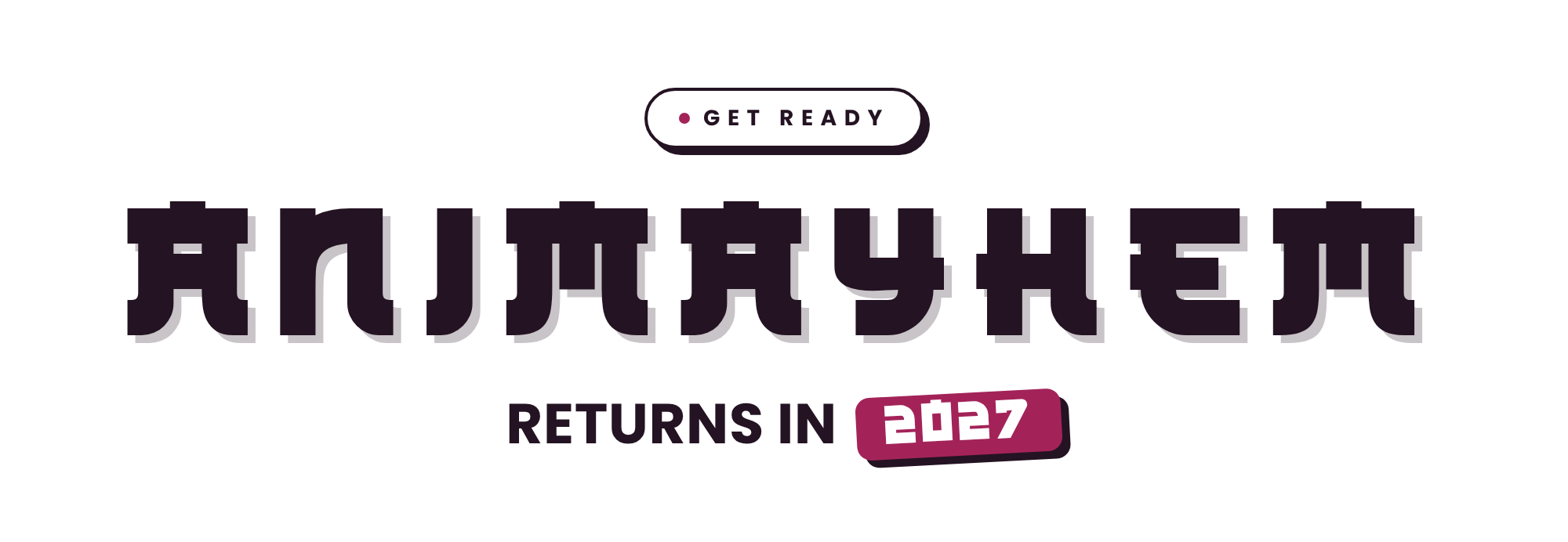 Official artwork for AniMayhem Melbourne 2027