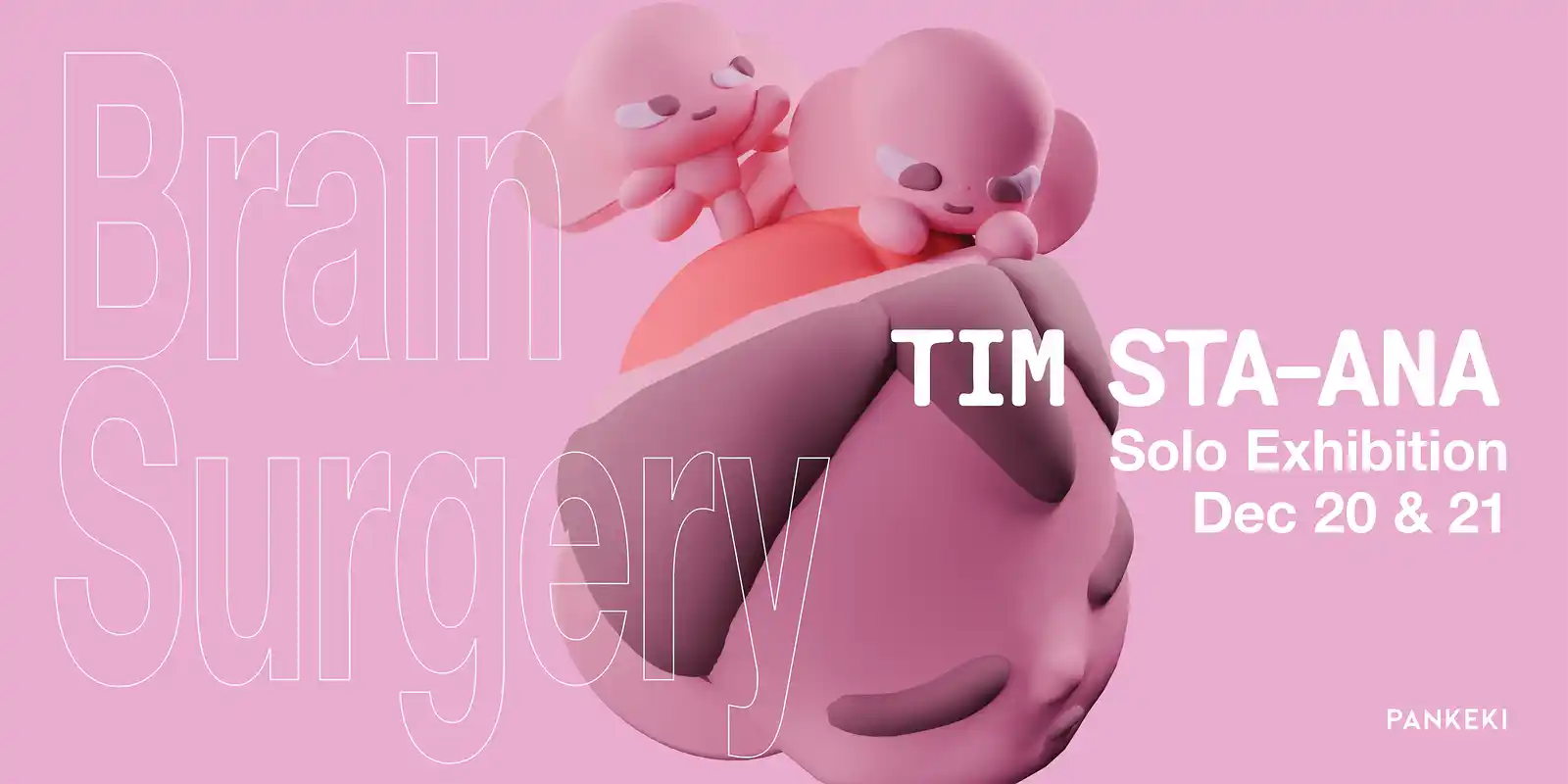 Official artwork for Brain Surgery — Tim Sta-Ana Exhibition