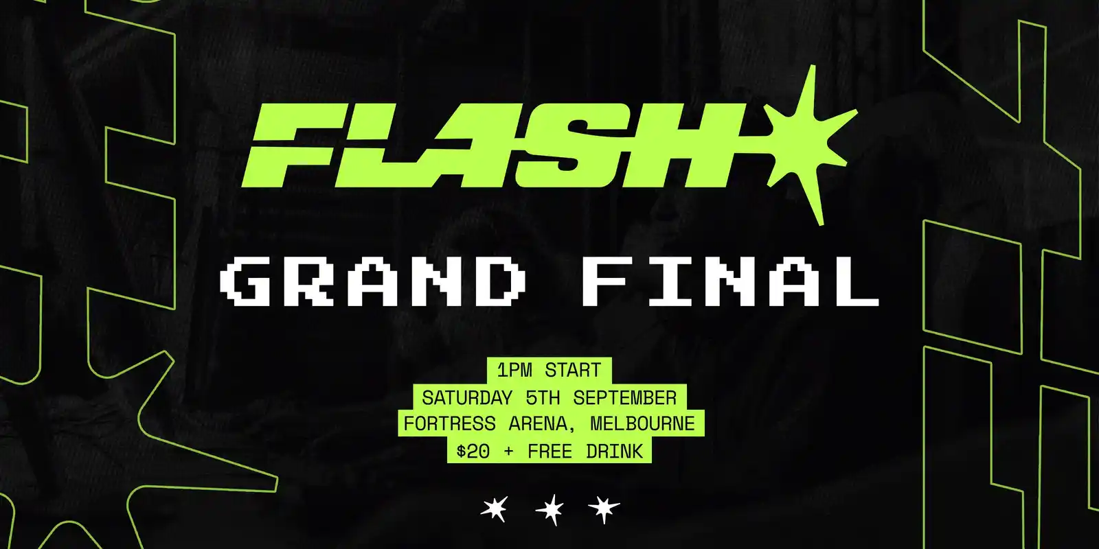 Official artwork for League of Legends Oceania FLASH Final Viewing