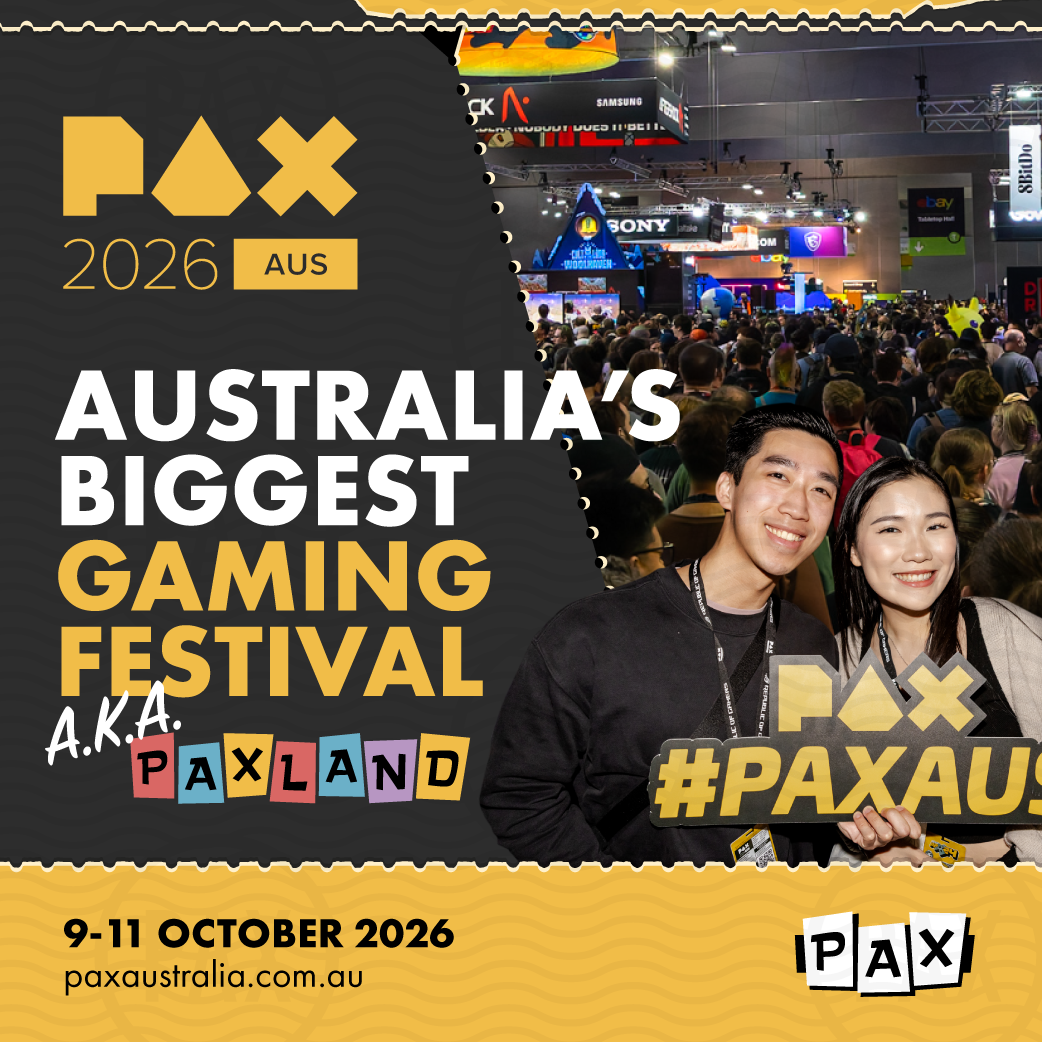 Official artwork for PAX Aus 2026