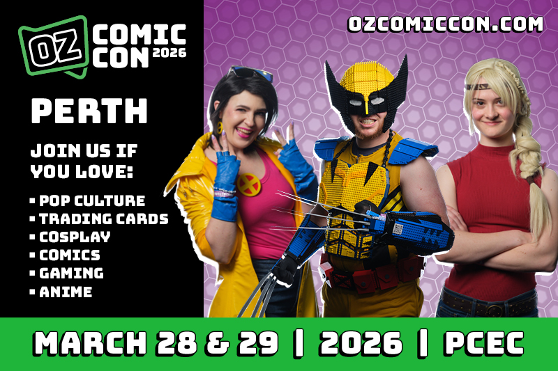 Official Oz Comic-Con Perth 2026 poster